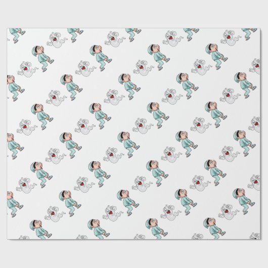 Geist Geschenkpapier (Flach)