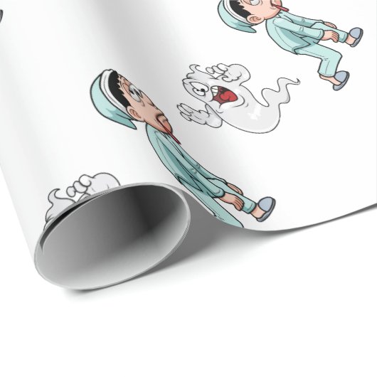 Geist Geschenkpapier (Rolleneckpunkt)