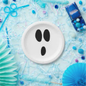 Geist-Gesicht Pappteller (Party)