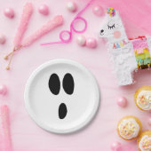 Geist-Gesicht Pappteller (Party)