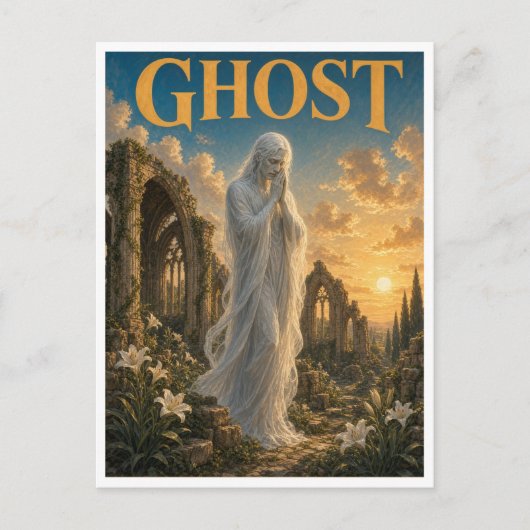 Geist, Gothic Fantasy-Monster Postkarte (Vorderseite)