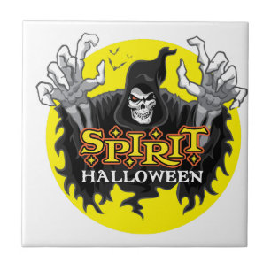 Geist Halloween Fliese