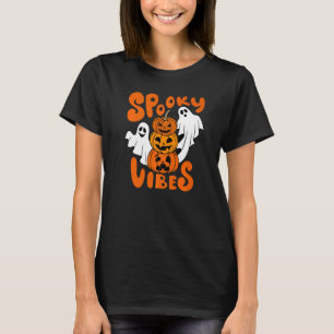 Geist Halloween-Kürbisgesicht Gruselige Stimmung T-Shirt