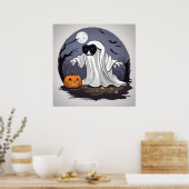 Geist - Halloween Print Poster (Küche)