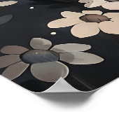 Geist hält Herz im Blumenwald-Druck Poster (Ecke)