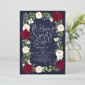 Geist helles Weihnachtsfeiertags-Party machen Einladung (Stehend Vorderseite)