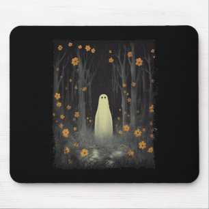 Geist im Blumenwald Halloween gotische Spookie Mousepad