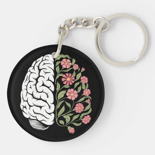 Geist im Blut: Das Gleichgewicht von Logik und Nat Schlüsselanhänger (Rückseite)