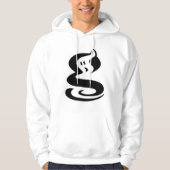 Geist im Code – gepixelter Geist Hoodie (Vorderseite)