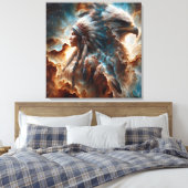 Geist im Himmel 0.2 Leinwanddruck (Insitu (Schlafzimmer))