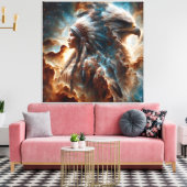 Geist im Himmel 0.2 Leinwanddruck (Insitu (Wohnzimmer))