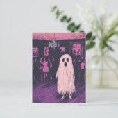 Geist im Party Postkarte (Stehend Vorderseite)