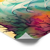 Geist im Wald Poster (Ecke)