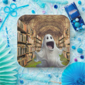Geist in der Bibliothek Pappteller (Party)