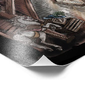 Geist in der Dachkunst Print Fotodruck (Ecke)