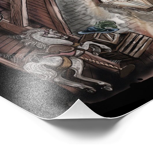 Geist in der Dachkunst Print Fotodruck (Ecke)