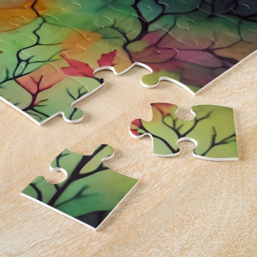 Geist in der Forest Fantasy Art Puzzle (Seite)