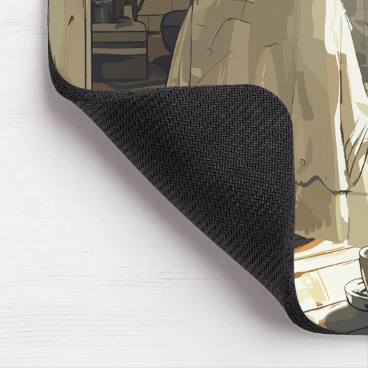 Geist in der Küche für Kaffee Mousepad (Ecke)