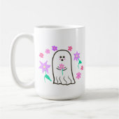 Geist in einem Blumengarten Kaffeetasse (Links)