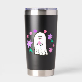 Geist in einem Blumengarten Thermobecher