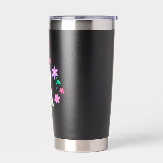 Geist in einem Blumengarten Thermobecher (Links)