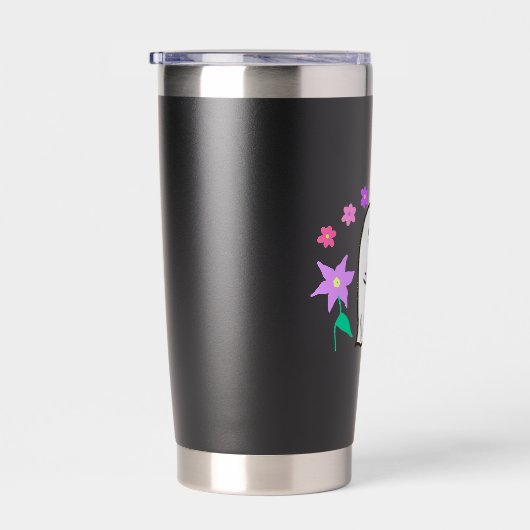 Geist in einem Blumengarten Thermobecher (Rechts)