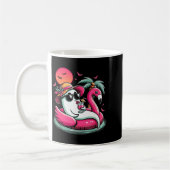 Geist in Lebensretter Flamingo auf einem ol Float Kaffeetasse (Links)