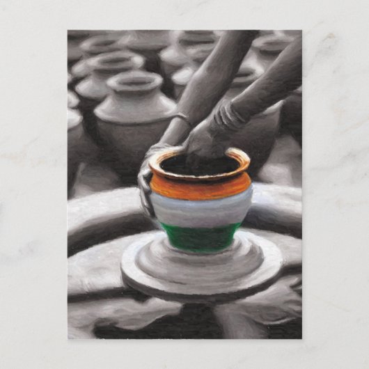 Geist Indiens Postkarte (Vorderseite)