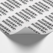 Geist-Jägerpuzzlespiel-Packpapier Geschenkpapier (Ecke)