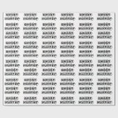 Geist-Jägerpuzzlespiel-Packpapier Geschenkpapier (Flach)