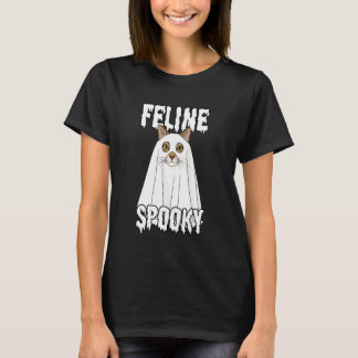 Geist-Katze Meme, Katzen-Spooky, Wortspiel, Lustig T-Shirt