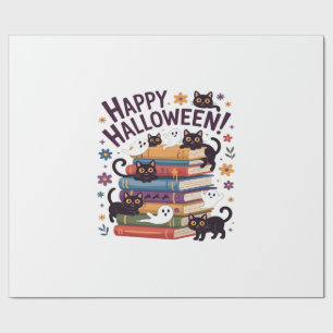 Geist Katzen Bücher Lesende Liebhaber Geschenke Ha Geschenkpapier
