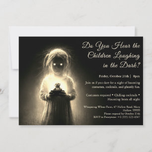 Geist-Kind Halloween-Kostüm-Party-Einladung Einladung