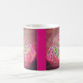 Geist-Krabbe im Rosa Kaffeetasse (Mittel)