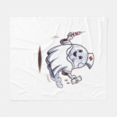 Geist-Krankenschwester Classic T-Shirt Fleecedecke (Vorderseite (Horizontal))