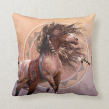 Geist-Kriegers-Designer-Kissen