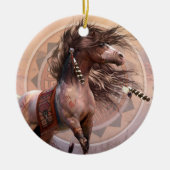 Geist-Kriegers-Verzierung Keramik Ornament (Vorne)