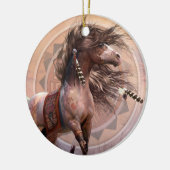 Geist-Kriegers-Verzierung Keramik Ornament (Links)