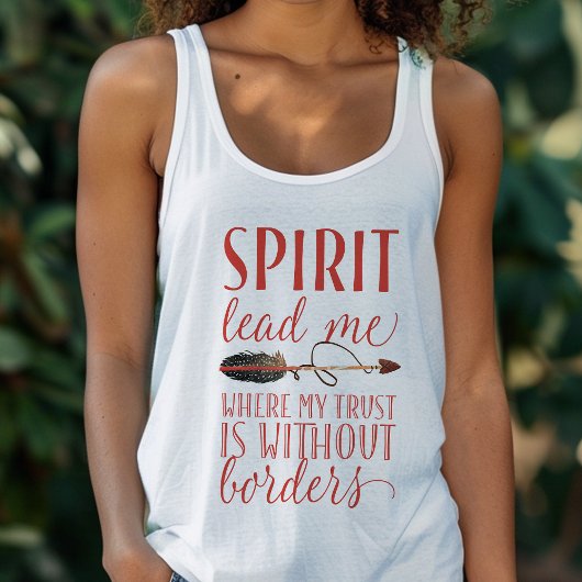 Geist leite mich tank top