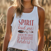 Geist leite mich tank top