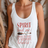 Geist leite mich tank top