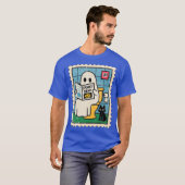 Geist liest Zeitung T-Shirt (Vorne ganz)