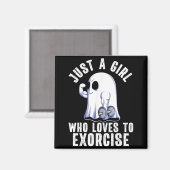 Geist lustiger Fitnessstudio-Workout Bodybuilding Magnet (Vorderseite/Rückseite)