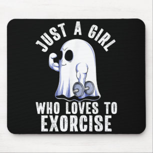 Geist lustiger Fitnessstudio-Workout Bodybuilding Mousepad