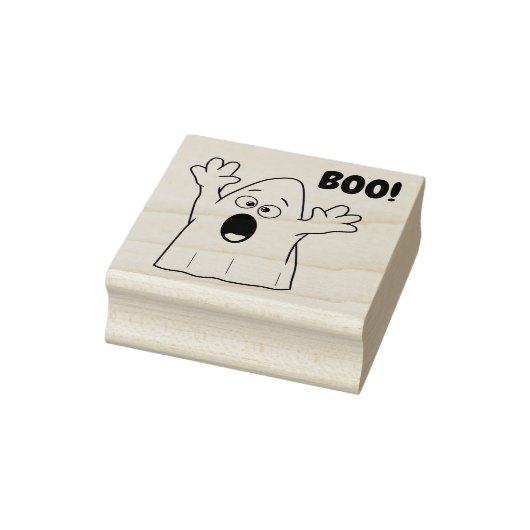 Geist mit Buh Gummistempel (Stempel)