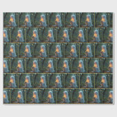 Geist mit einem Geburtstagskuchen Geschenkpapier (Flach)