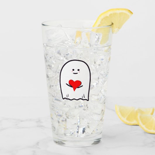 Geist mit Herz Glas (Rückseite Ice)