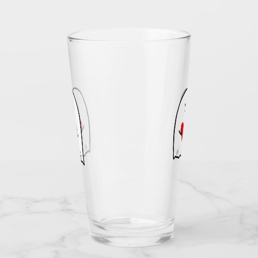 Geist mit Herz Glas (Links)