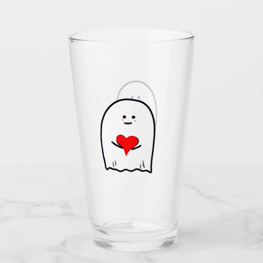 Geist mit Herz Glas (Vorderseite)