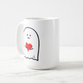 Geist mit Herz Kaffeetasse (Vorderseite Links)